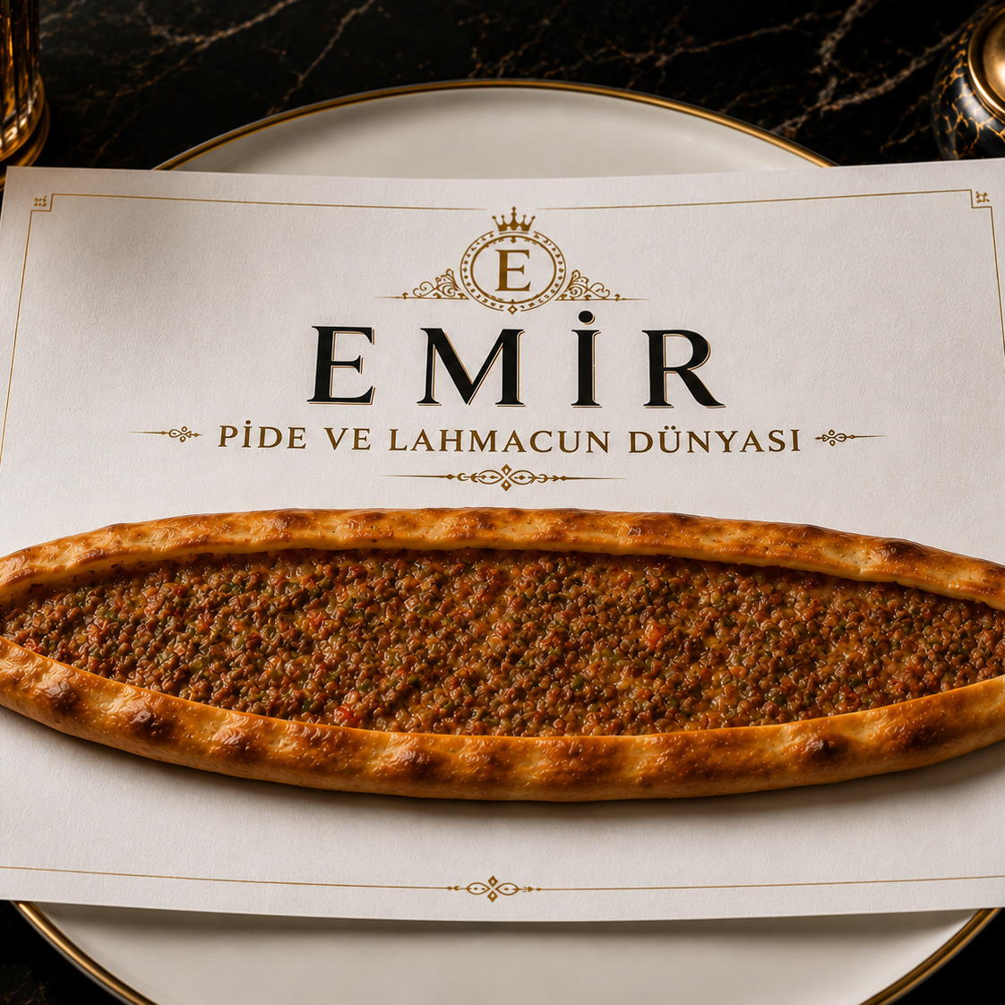 Kıymalı Pide ( odun ateşinde )
