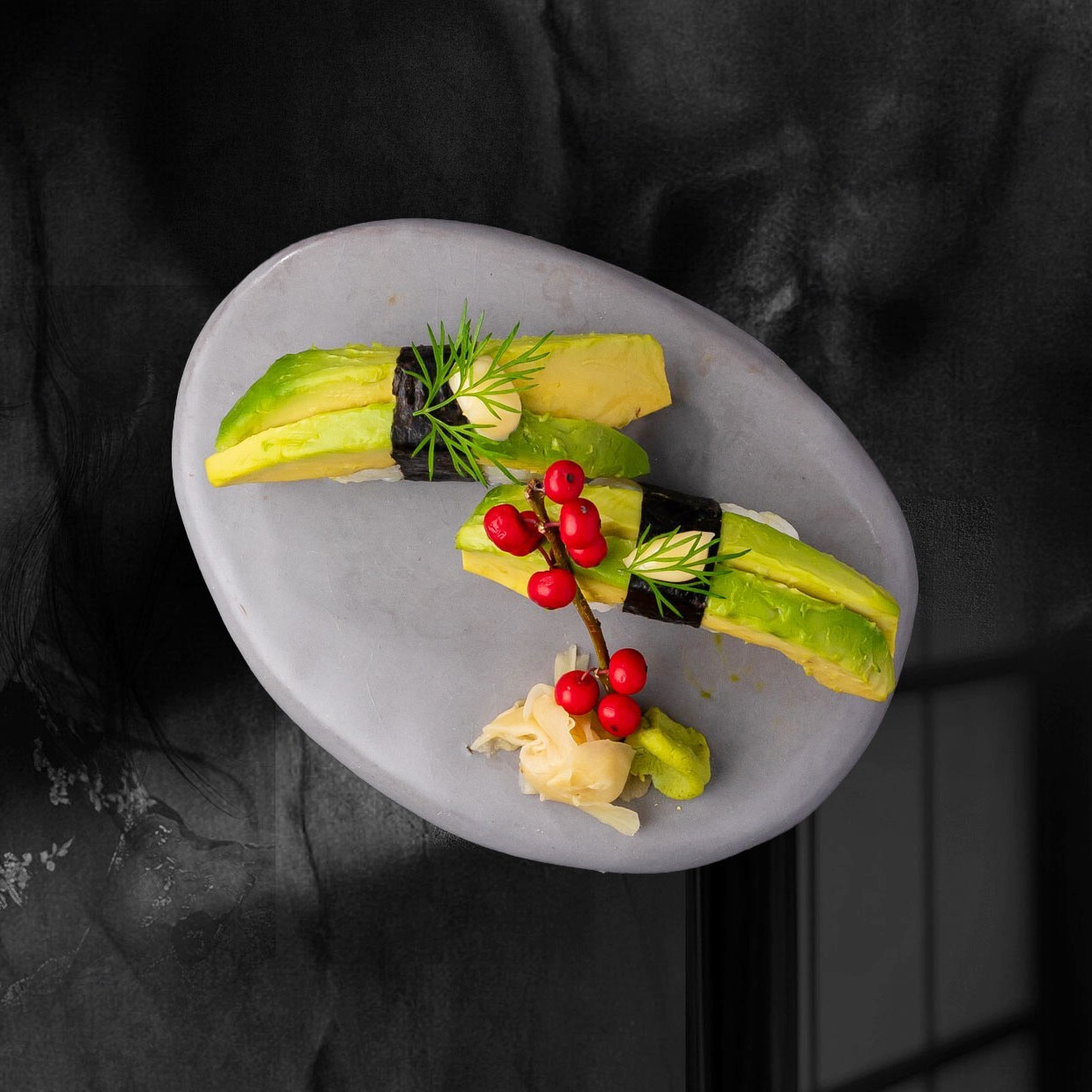 Avokado Nigiri 2 parça