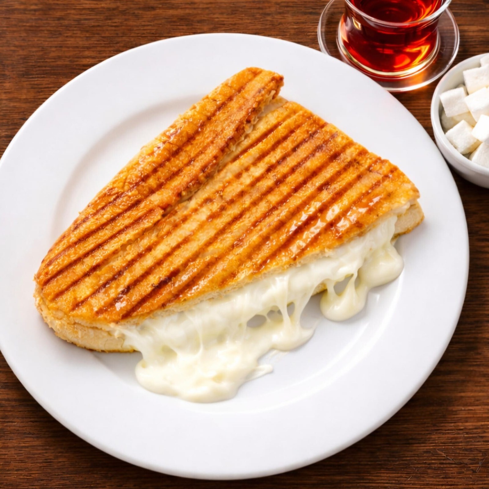 Çift Kaşarlı Tost (Yarım Ekmek)