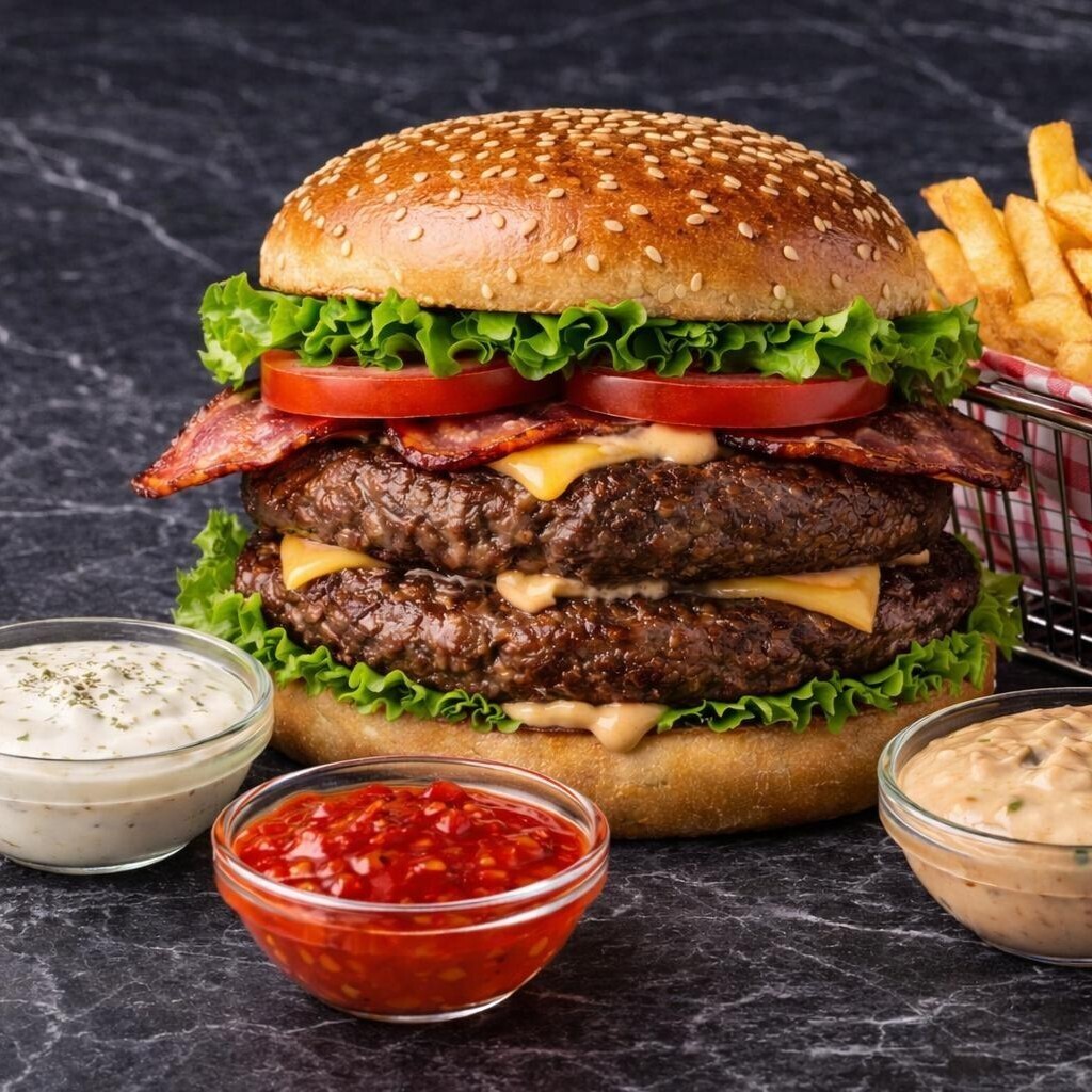 Double Burger (Büyük Boy)
