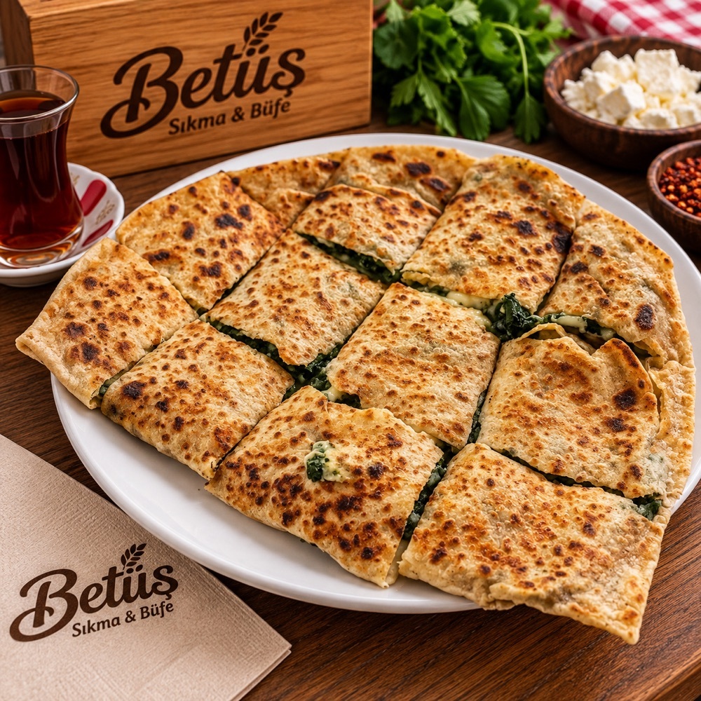 Ispanaklı Peynirli Gözleme
