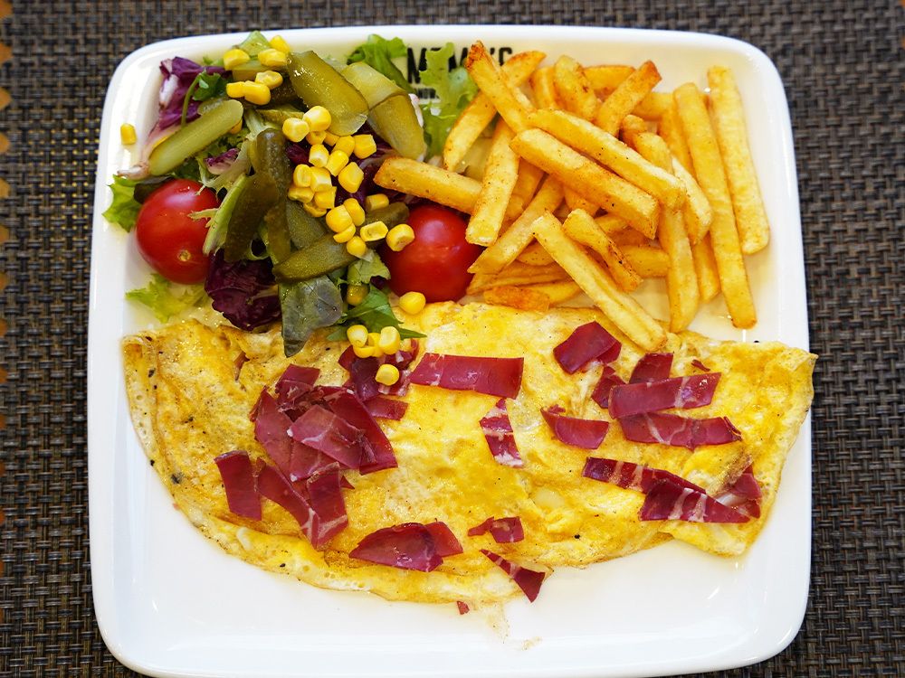 Pastırmalı Omlet