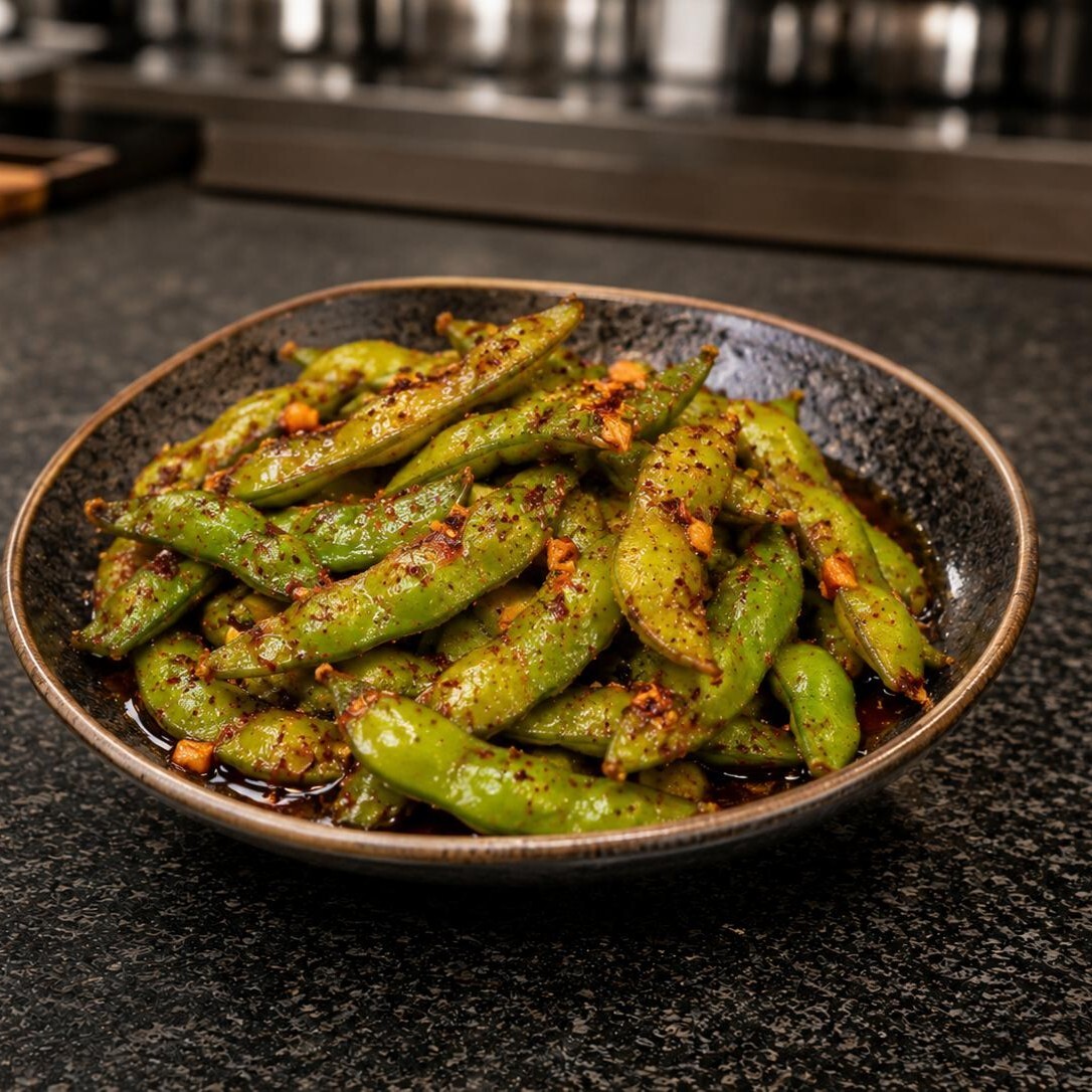 Acılı Edamame
