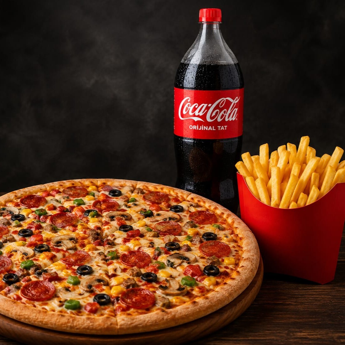 Büyük Boy Pizza Menü
