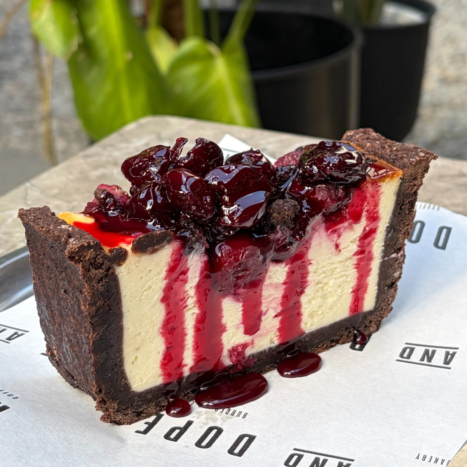 Cherry Cookie Cheesecake
