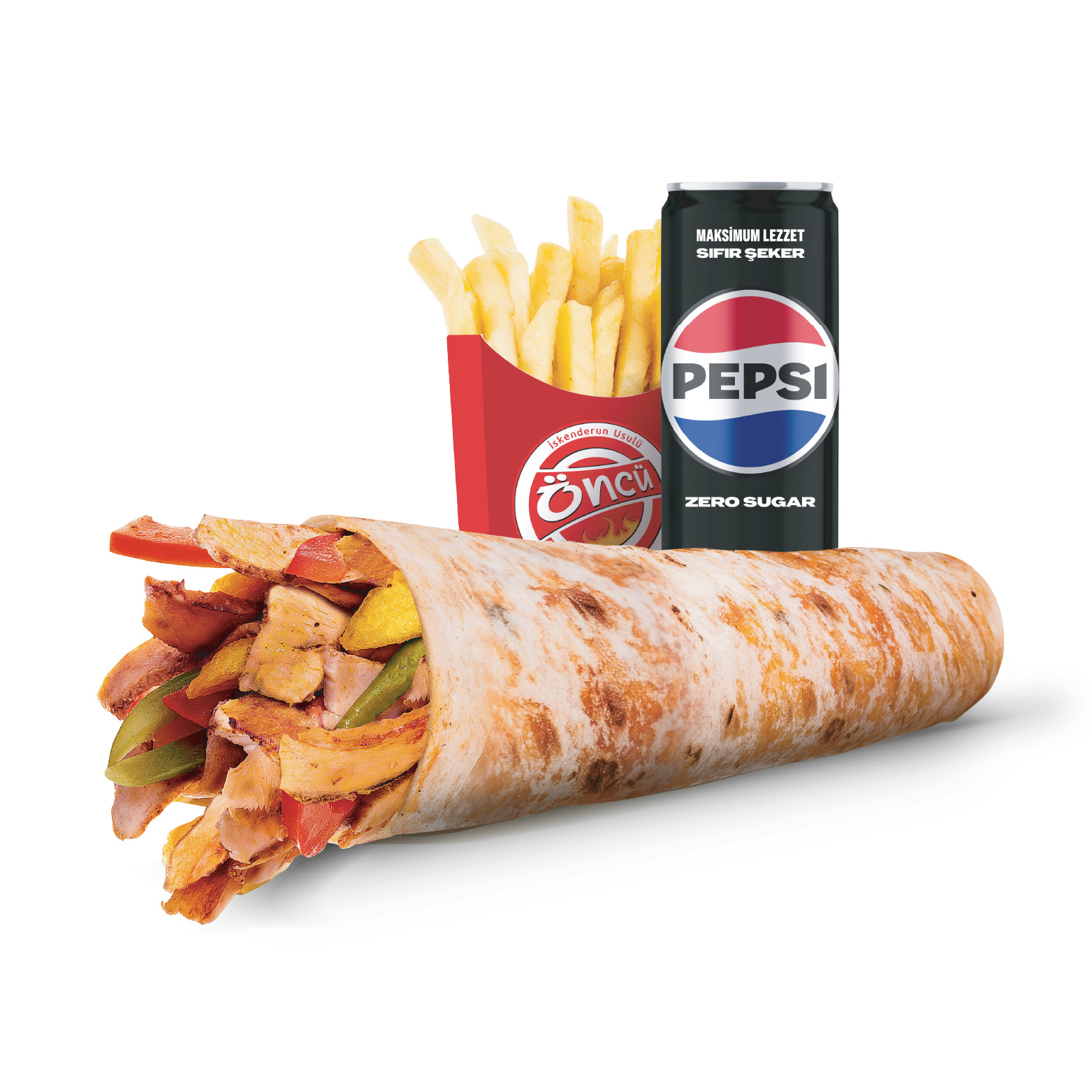 Combo Tavuk Döner Dürüm