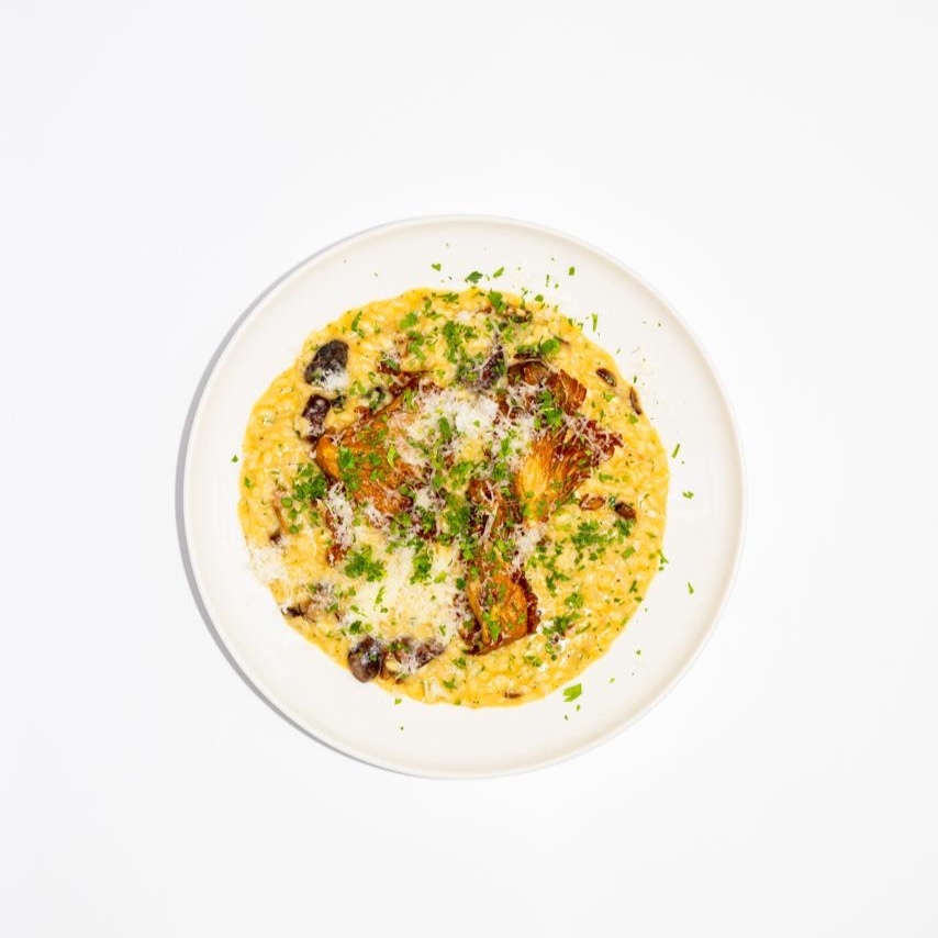 Üç Mantarlı Risotto