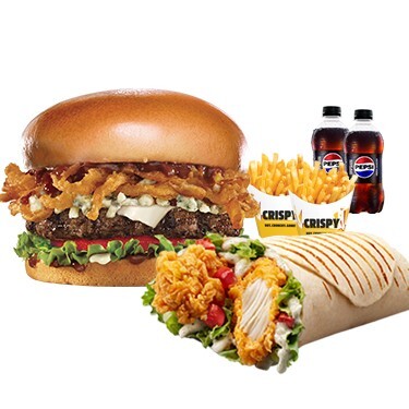 Steakhouse Wrap İkili Menü