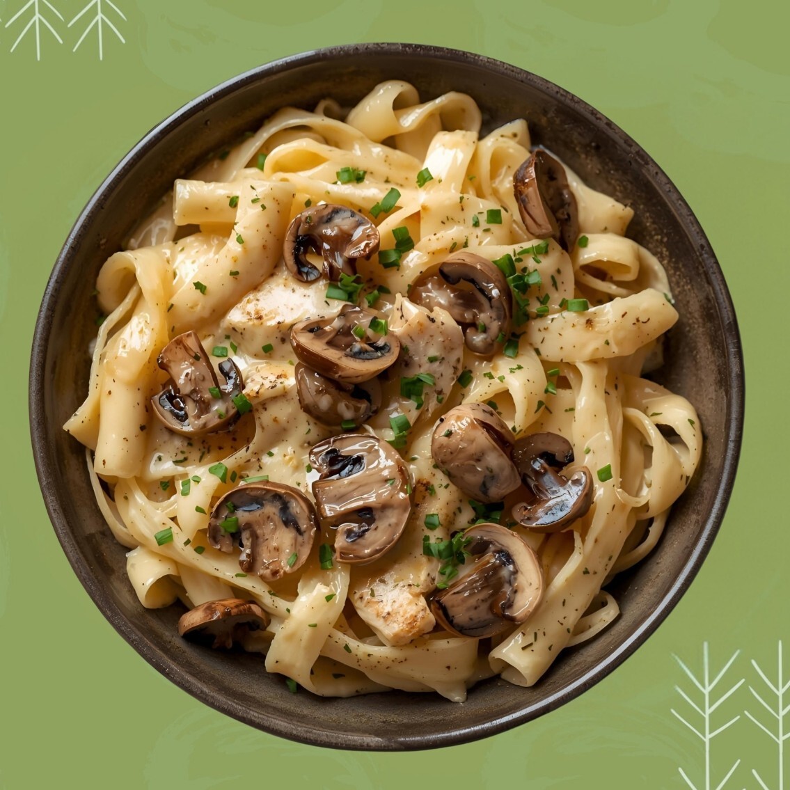 Kremalı Mantar Fettucine