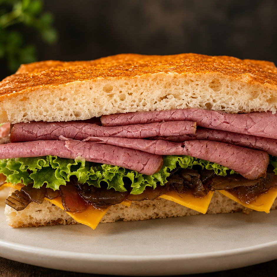 Focaccia Dana Fümeli Sandviç