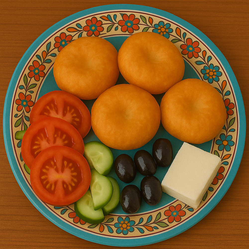 Pişi tabağı ( 4 Adet )