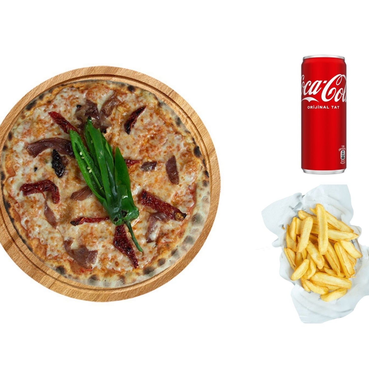 Akdeniz Usulü Pizza (Büyük)