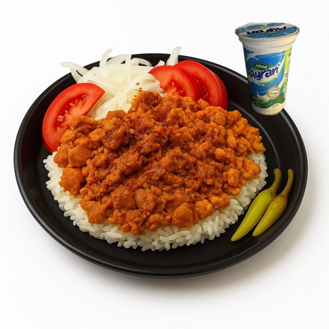 Pilav Üstü Tavuk Kavurma Menü
