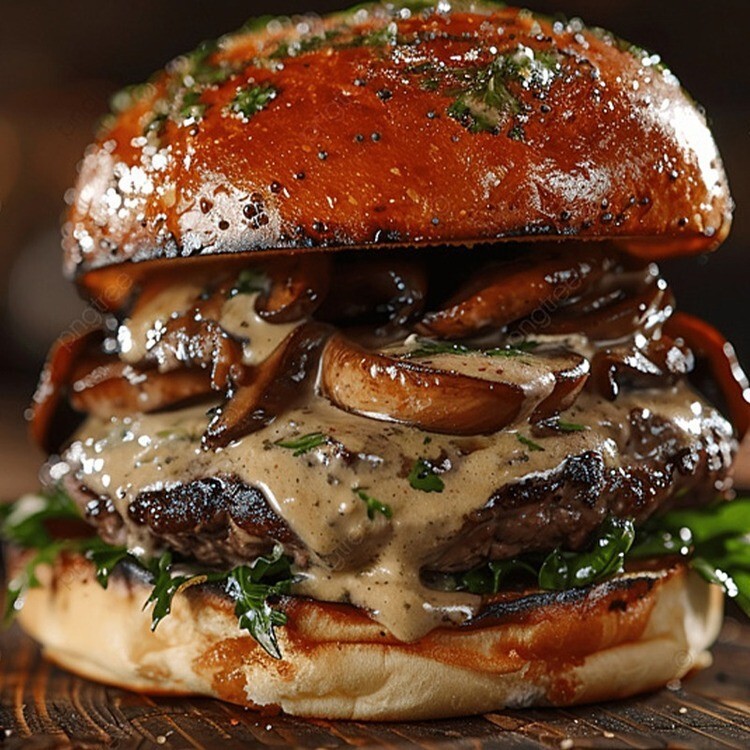 Belçika Mushroom Burger
