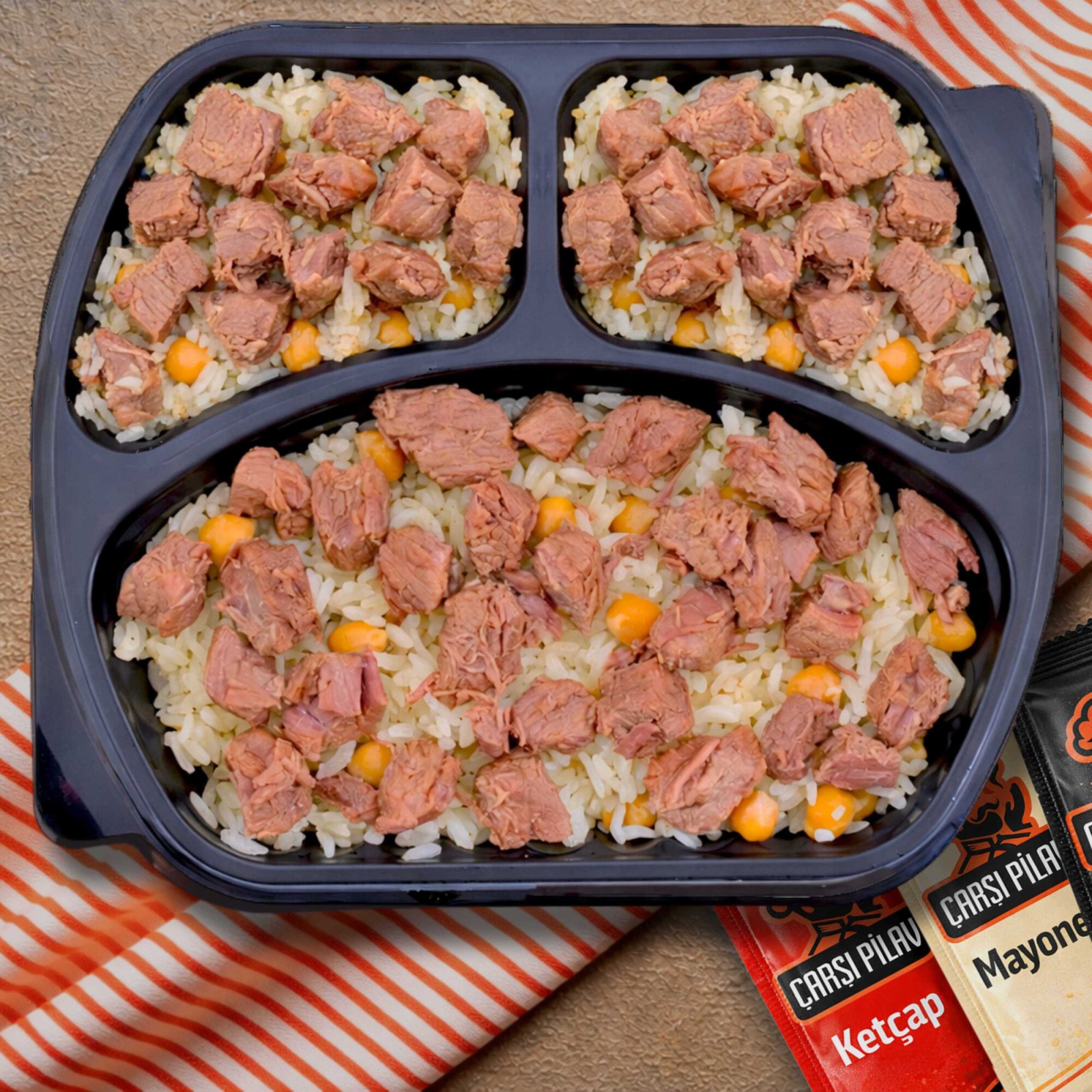 Double Kavurmalı Pilav