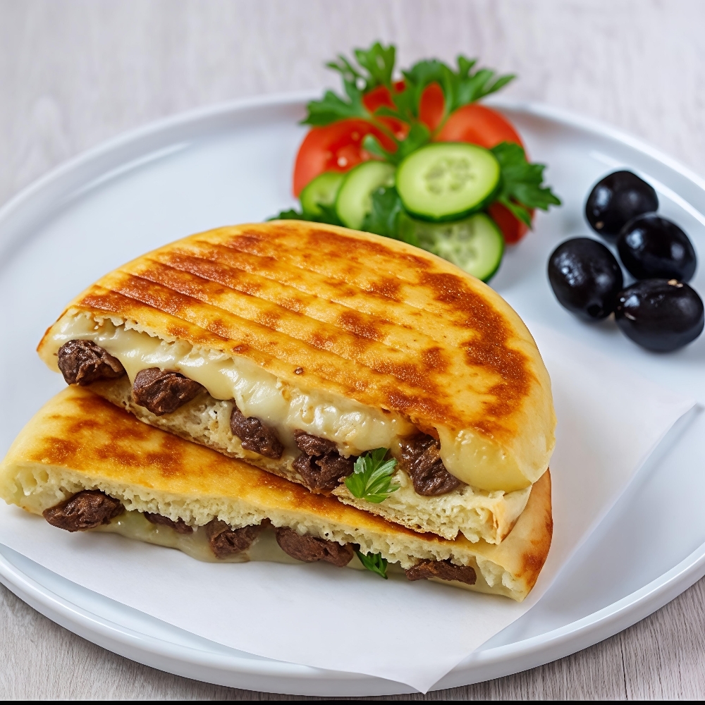 Kavurmalı Bazlama Tost
