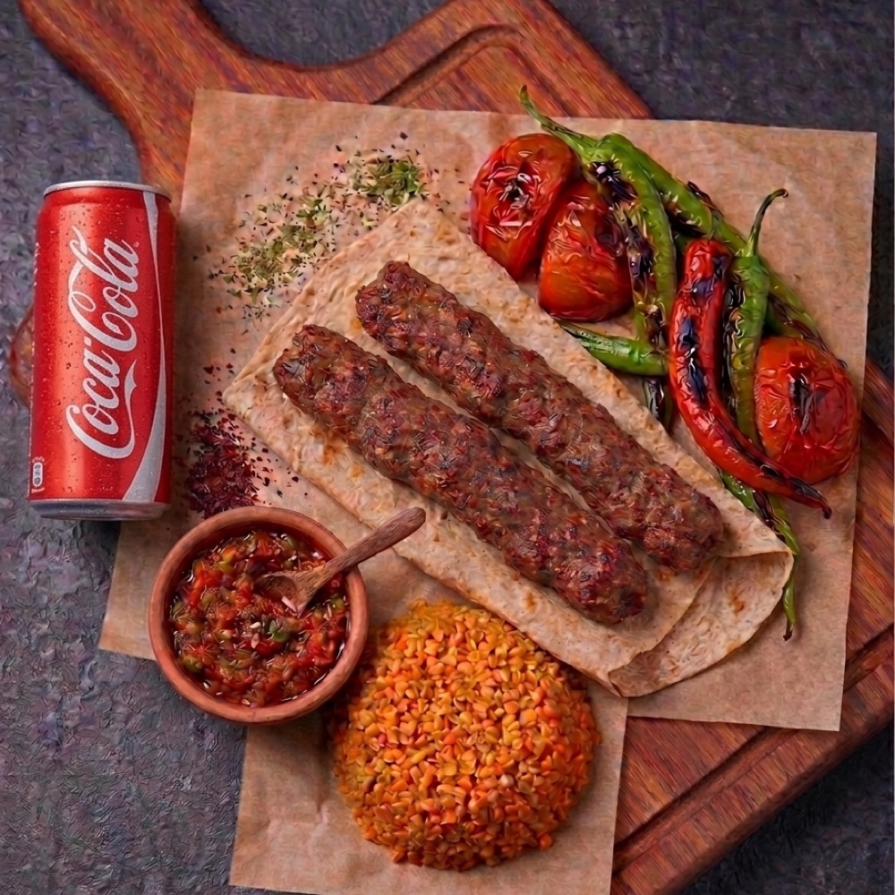 Adana Kebap + Coca Cola Menü