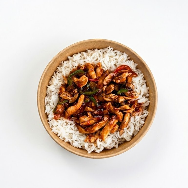 Sweet Chili Soslu Tavuklu Pilav Bowl | 450 gr