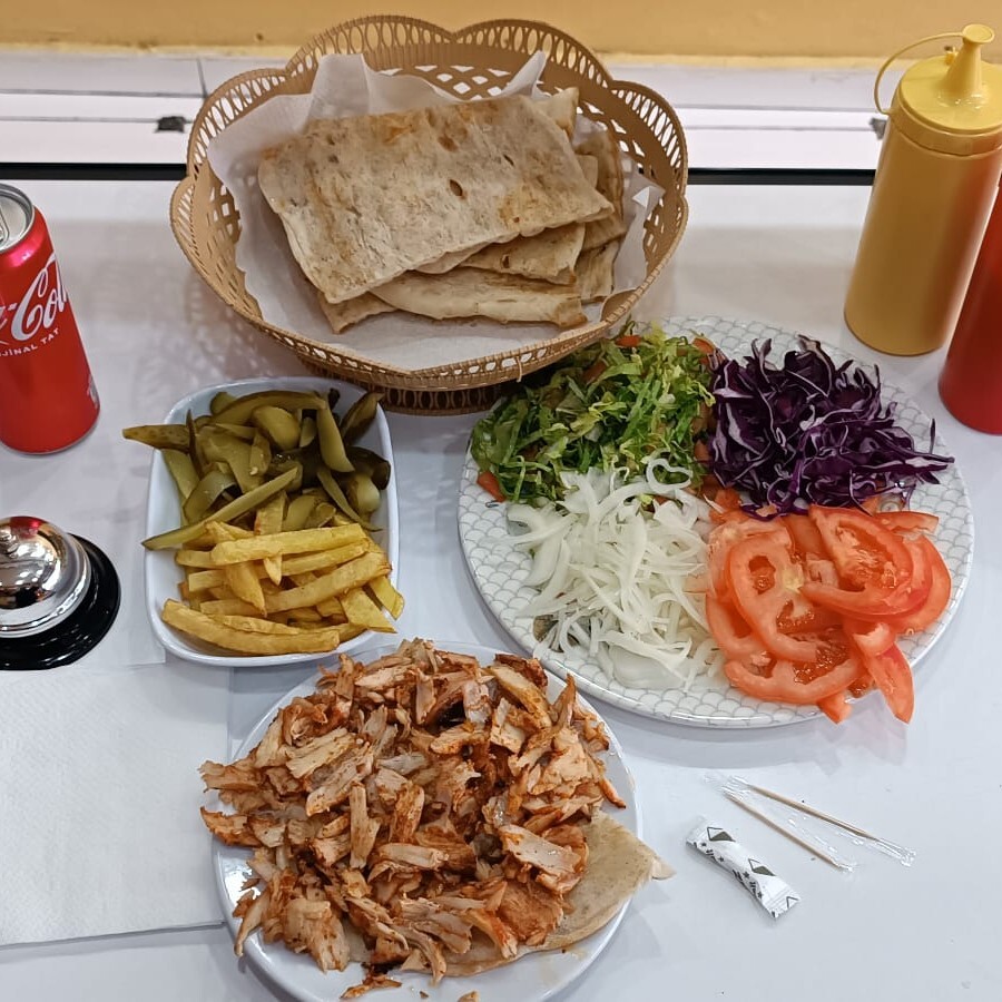 Tavuk döner porsiyon