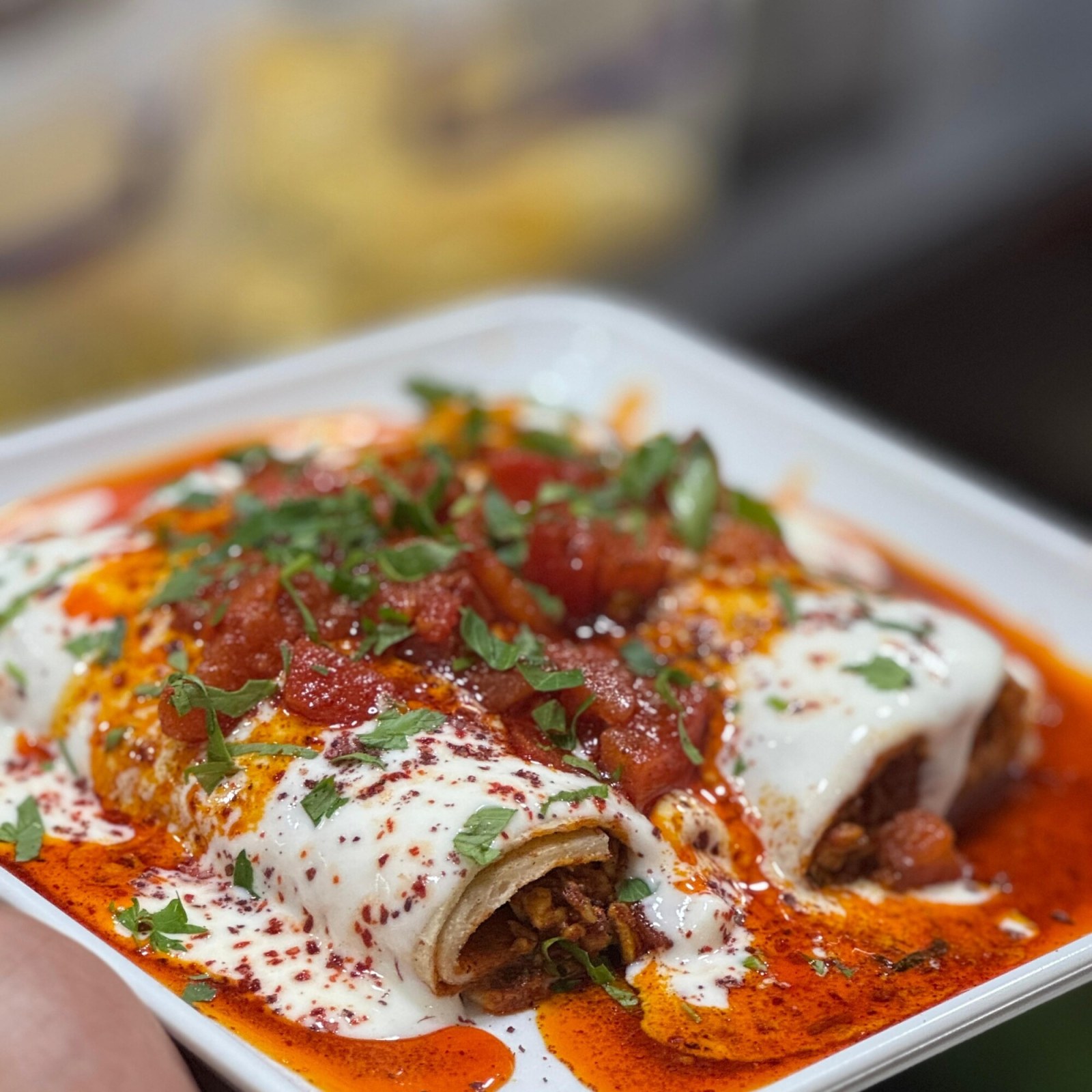Tavuk Tantuni Yoğurtlu