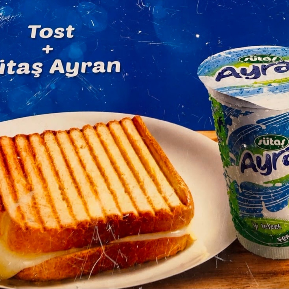 Kare Tost (Ayranlı Menü)