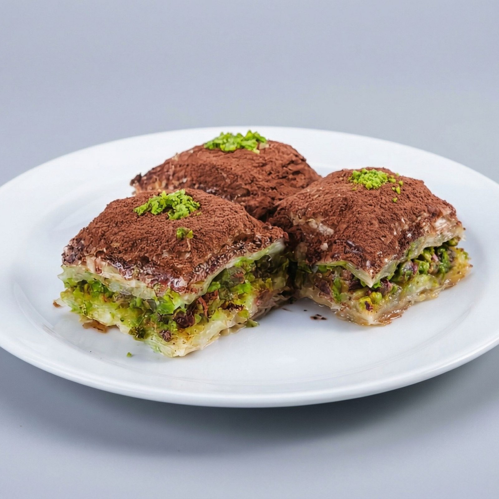 Kahveli Fıstıklı Soğuk Baklava (600 gr)