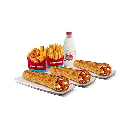 3 Kişilik Kampanyalı Menü