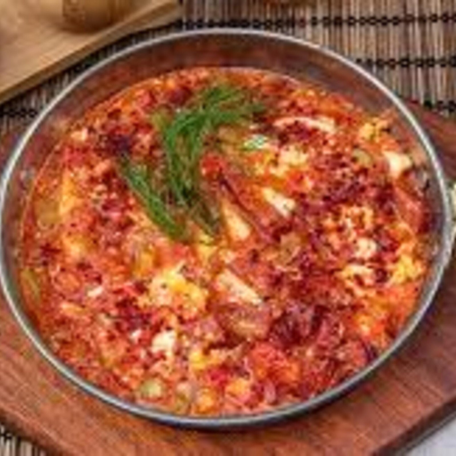 (1.5 Porsiyon)sade Menemen