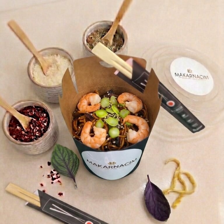 Karidesli Noodle