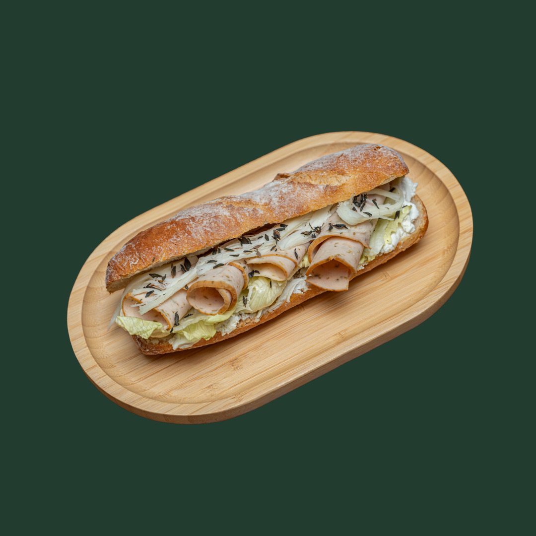 Kekikli Hindi Füme Sandviç