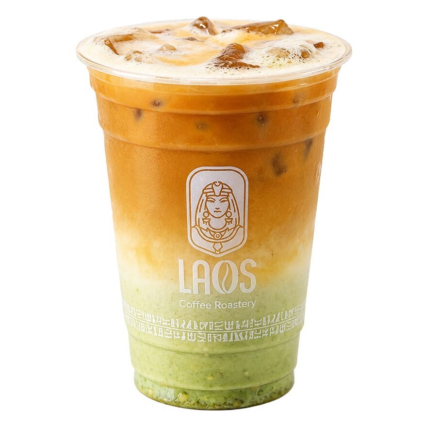 Iced Laos Pistachio Latte
