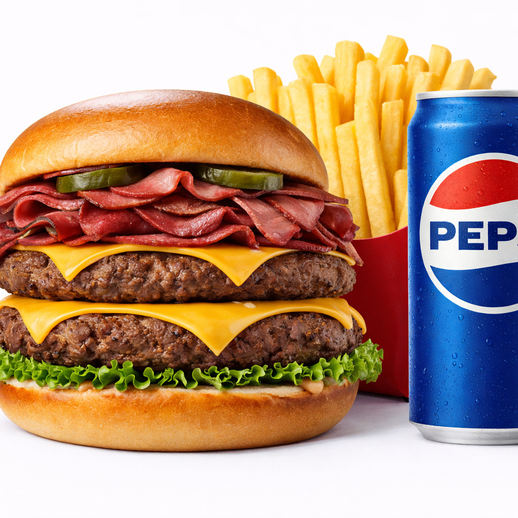 Dubleks Mr Anadolu Burger Menü