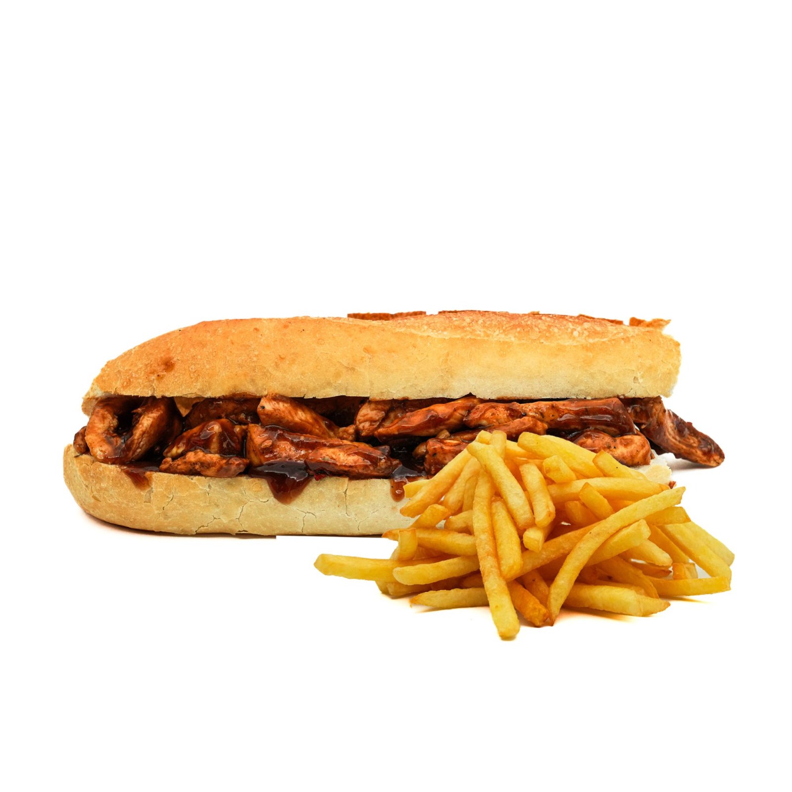 Barbekülü Tavuk Sokum ve patates