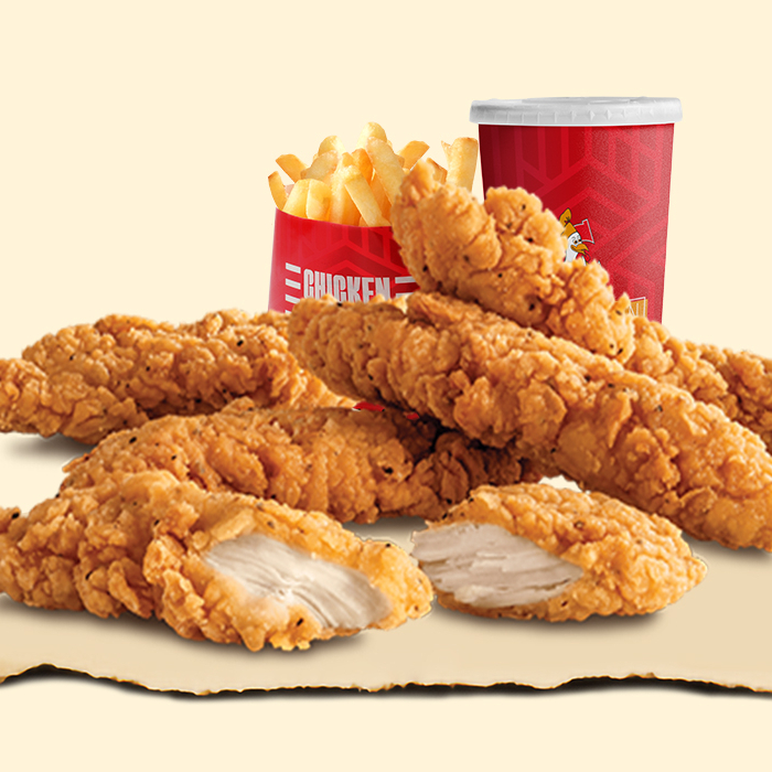 3 Parça Tenders Menü