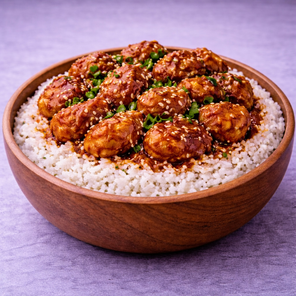 Soya Soslu Tavuklu Pilav
