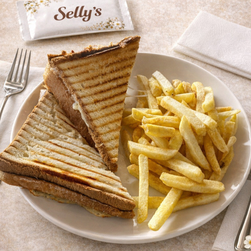 Karışık Tost (Patates Kızartmalı)