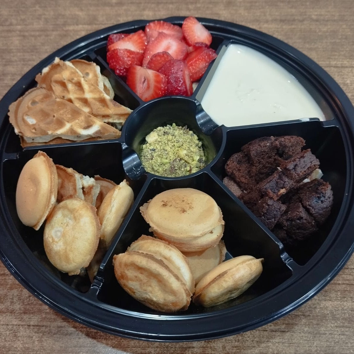 Beyaz Çikolatalı Waffle Kutusu