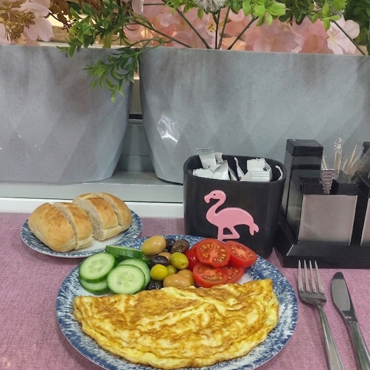 Sade Omlet Tabağı