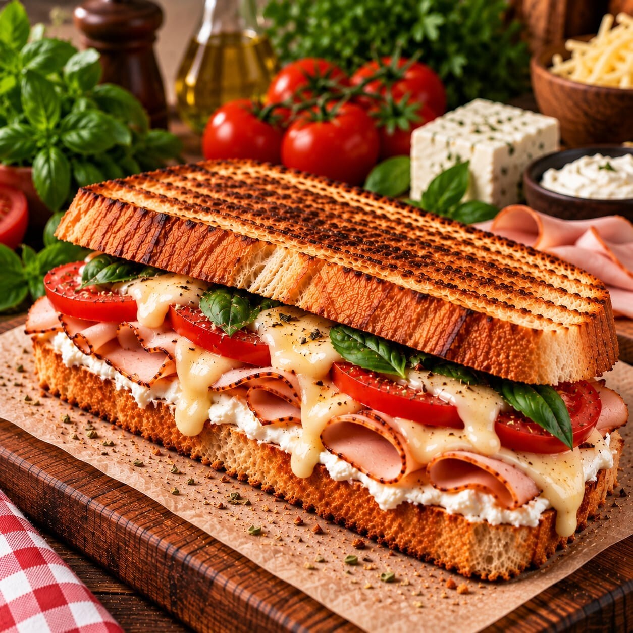 Cheddarlı Füme Tost
