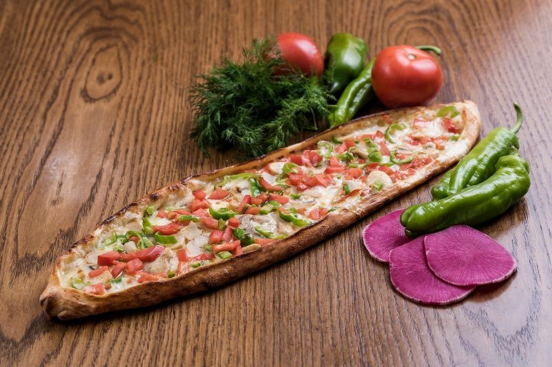 Sebzeli Kaşarlı Pide (Açık)