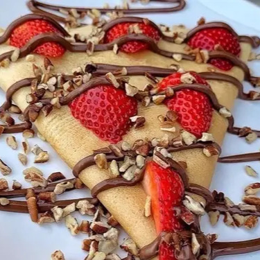 Pufi Krep Sandviç Waffle
