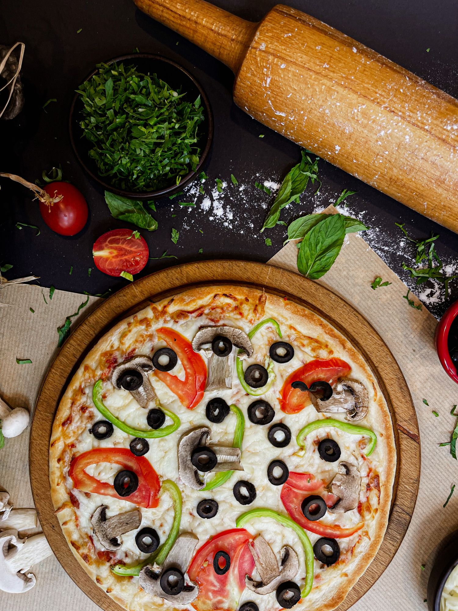 Sebzeli Pizza Küçük Boy