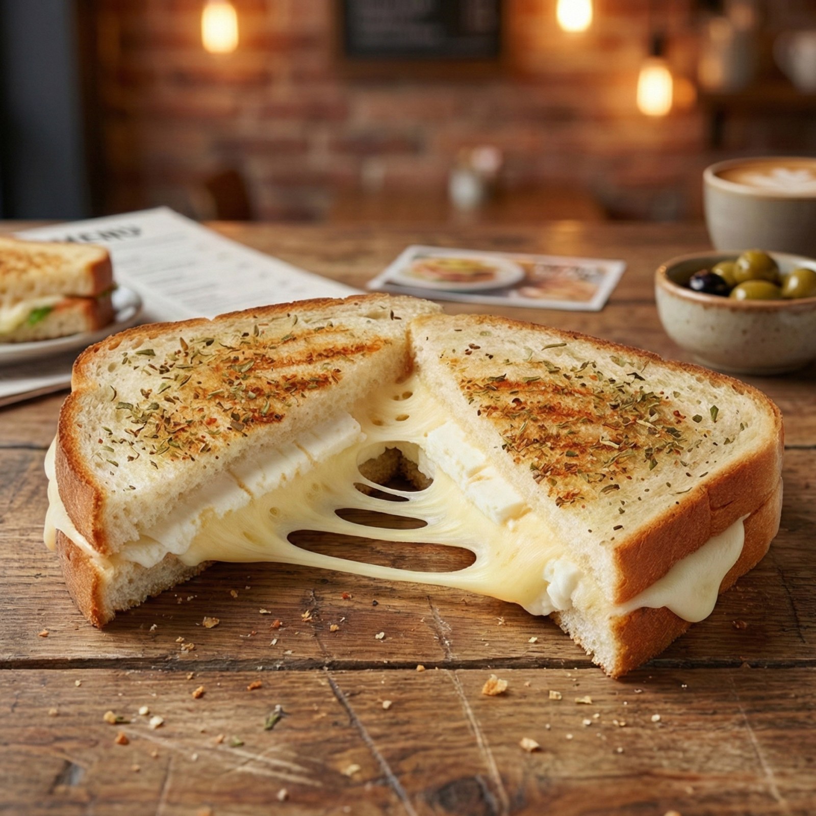 Üç Peynirli Tost 2 Adet