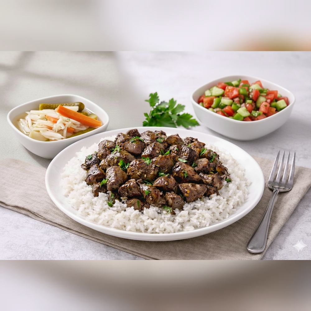 Tavuk Ciğerli Pilav Menü 6