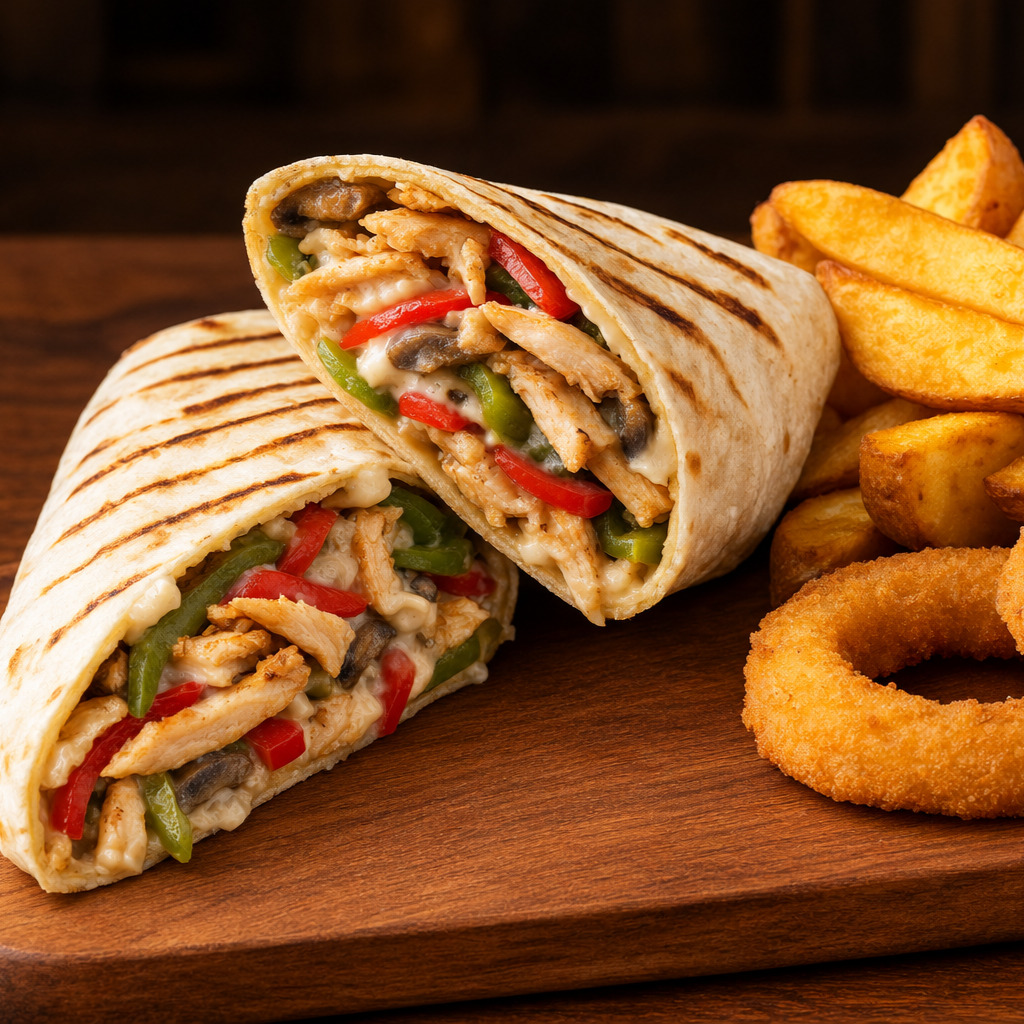 Tavuklu Wrap Menü