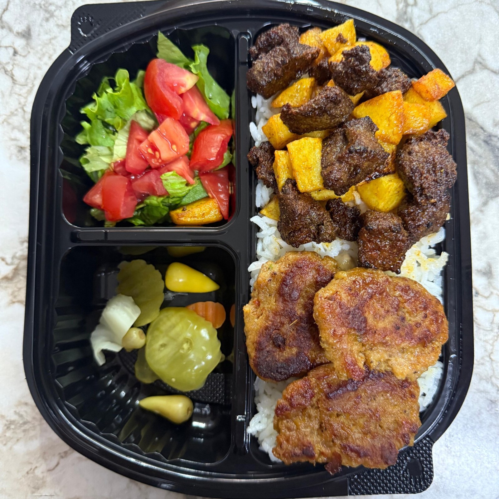 Mix Pilav & Arnavut Ciğeri & Köfte