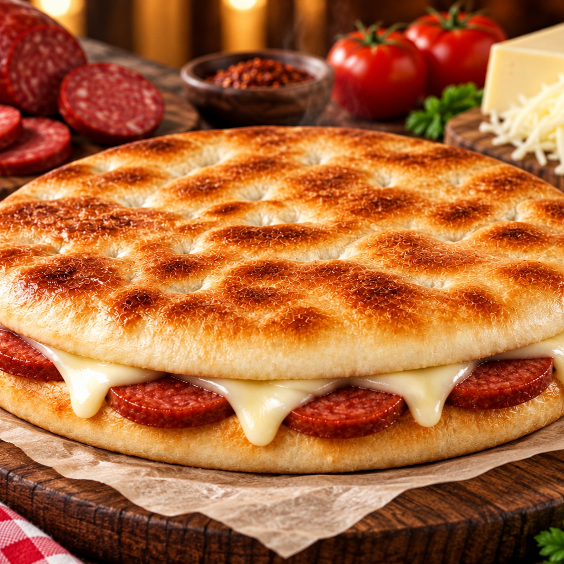 Bazlama Karışık Tost (2 Adet)