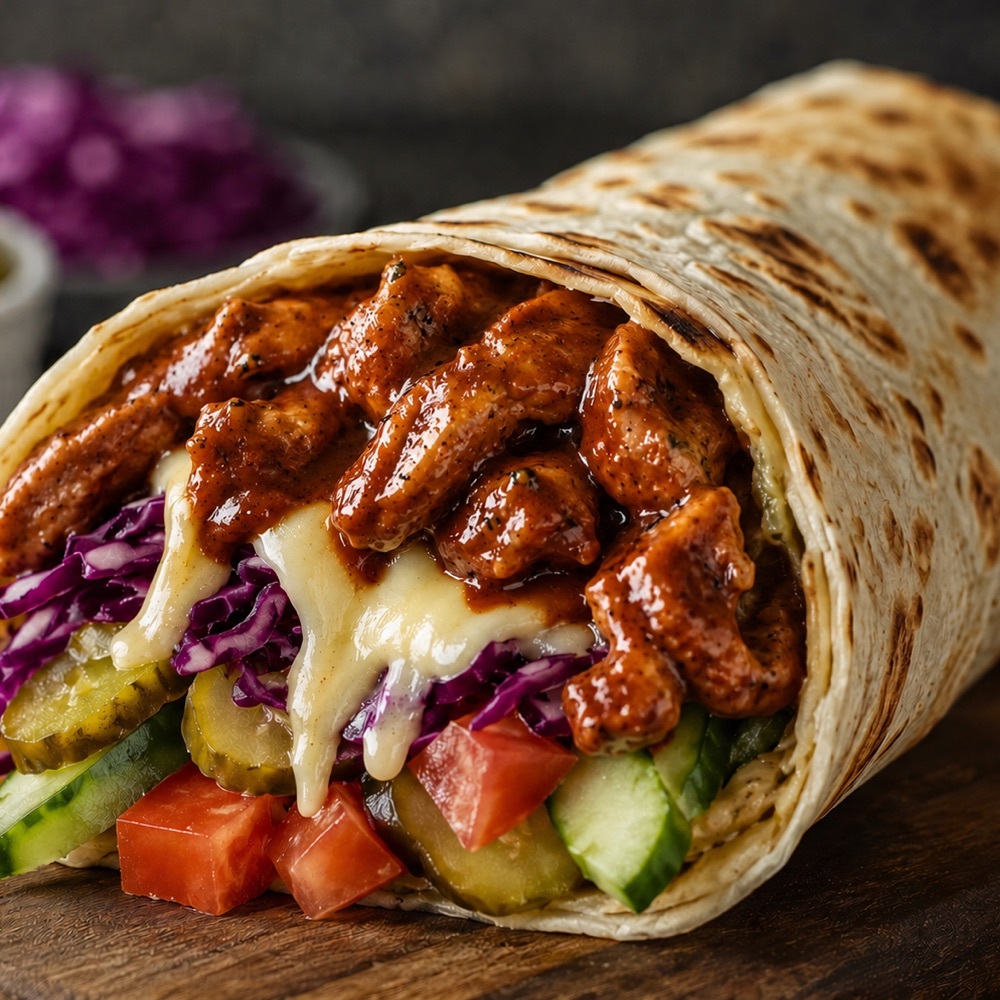 Barbekü Soslu Tavuk Roll