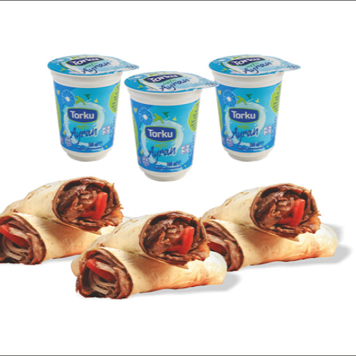 3' lü Et Döner (100 gr.) & İçecek
