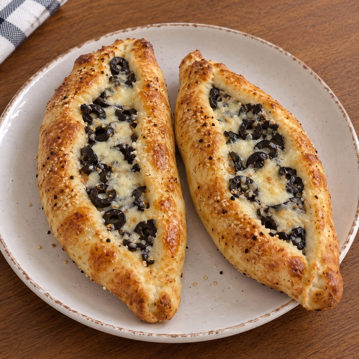 Kaşarlı Zeytinli Pide
